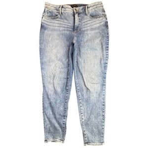Talbots Jegging Jeans Women 12 Blue Hampton Wash Stretch Slim Denim